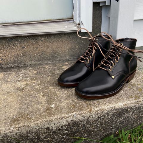 NF Bootmaker Milton Boot in Horween Black Chromexcel