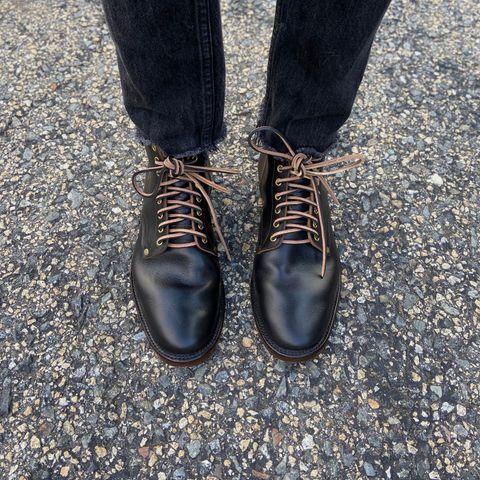NF Bootmaker Milton Boot in Horween Black Chromexcel