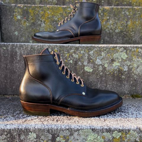 NF Bootmaker Milton Boot in Horween Black Chromexcel