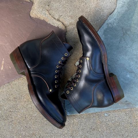 NF Bootmaker Milton Boot in Horween Black Chromexcel