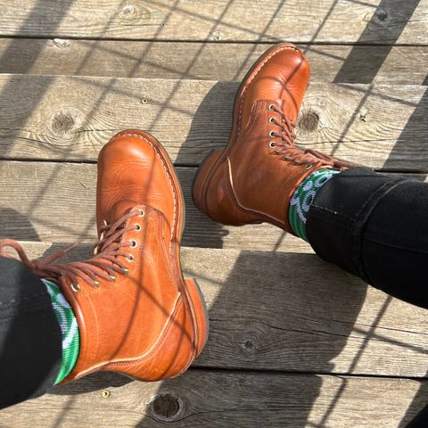 Nicks Becca in Horween Natural Dublin