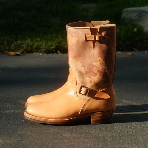 Unsung U 22-2 Engineer Boot in Maryam Natural Rovescio Sego Horsebutt