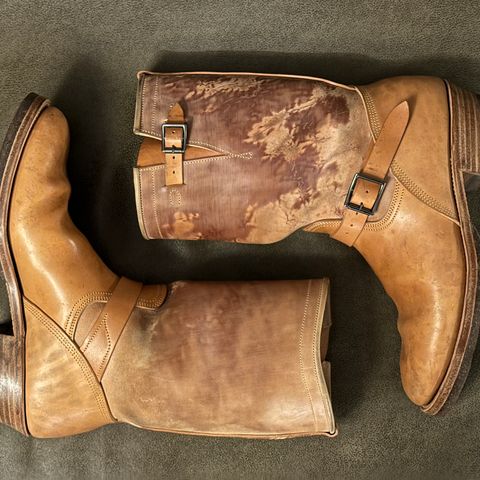 Unsung U 22-2 Engineer Boot in Maryam Natural Rovescio Sego Horsebutt
