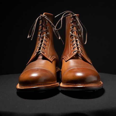 Viberg Halkett in Horween Bourbon Shell Cordovan