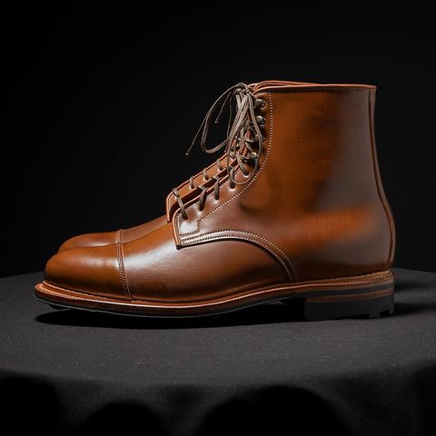Viberg Halkett in Horween Bourbon Shell Cordovan