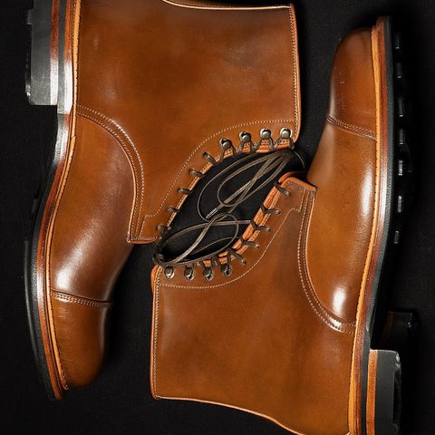 Viberg Halkett in Horween Bourbon Shell Cordovan