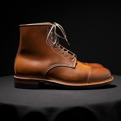 Viberg Halkett in Horween Bourbon Shell Cordovan