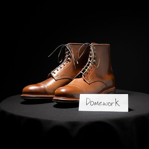 Viberg Halkett in Horween Bourbon Shell Cordovan
