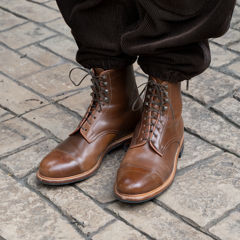 Viberg Halkett in Horween Bourbon Shell Cordovan
