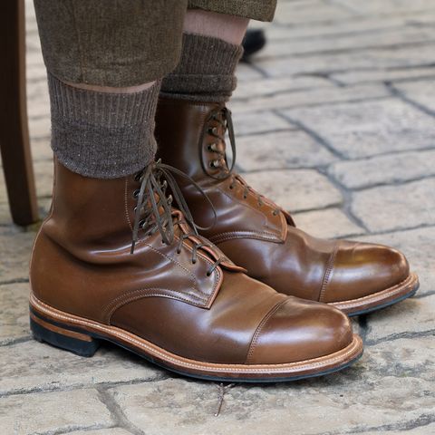 Viberg Halkett in Horween Bourbon Shell Cordovan