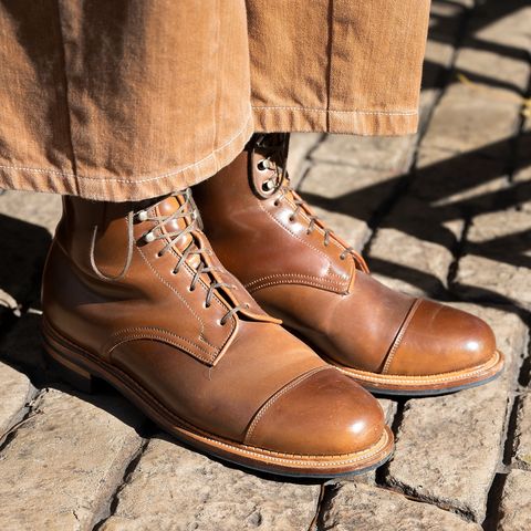 Viberg Halkett in Horween Bourbon Shell Cordovan