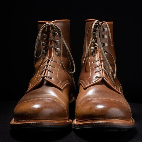 Viberg Halkett in Horween Bourbon Shell Cordovan