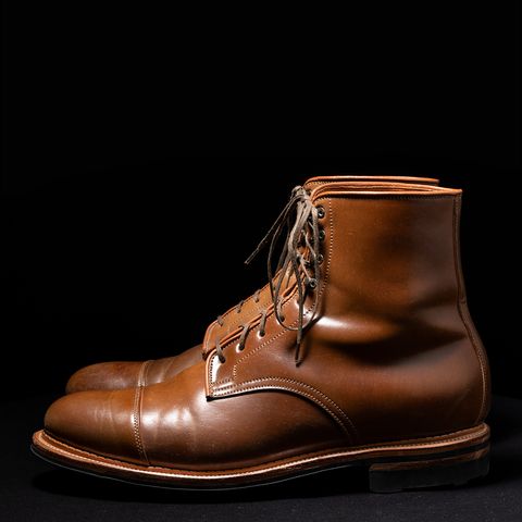 Viberg Halkett in Horween Bourbon Shell Cordovan
