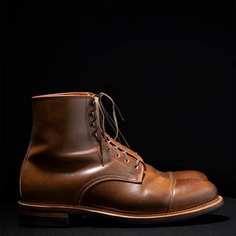 Viberg Halkett in Horween Bourbon Shell Cordovan