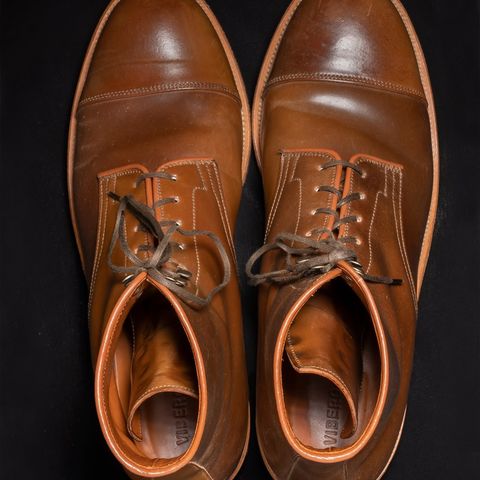 Viberg Halkett in Horween Bourbon Shell Cordovan