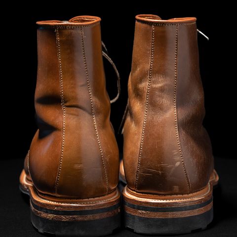 Viberg Halkett in Horween Bourbon Shell Cordovan