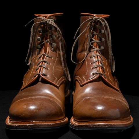 Viberg Halkett in Horween Bourbon Shell Cordovan