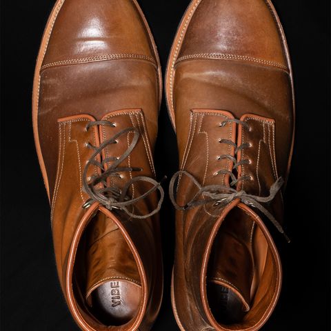 Viberg Halkett in Horween Bourbon Shell Cordovan