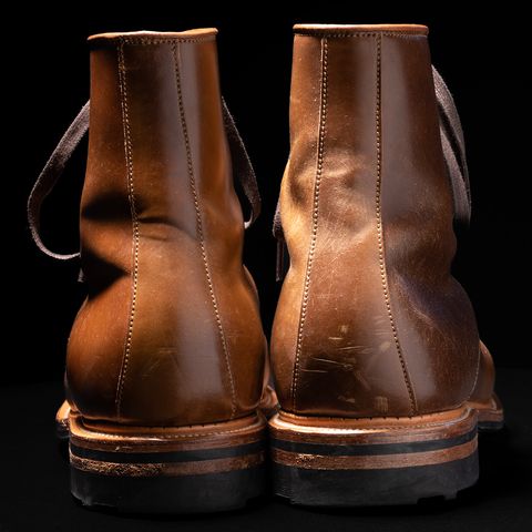 Viberg Halkett in Horween Bourbon Shell Cordovan