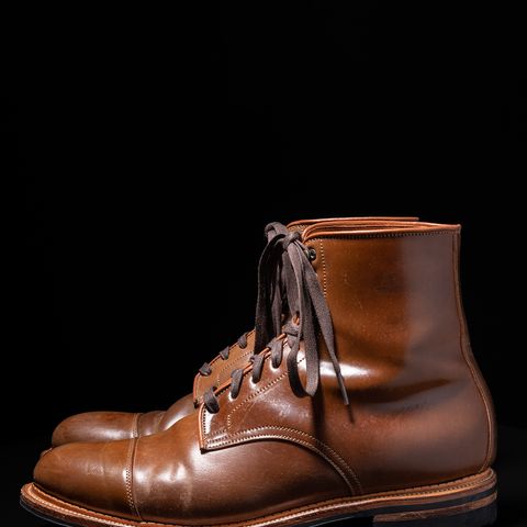 Viberg Halkett in Horween Bourbon Shell Cordovan