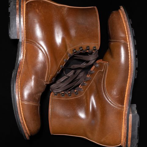 Viberg Halkett in Horween Bourbon Shell Cordovan