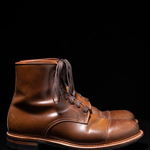 Viberg Halkett in Horween Bourbon Shell Cordovan