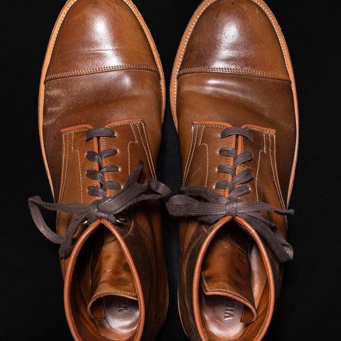 Viberg Halkett in Horween Bourbon Shell Cordovan