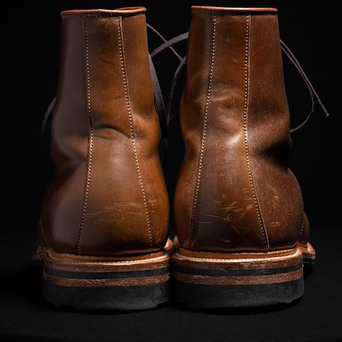 Viberg Halkett in Horween Bourbon Shell Cordovan