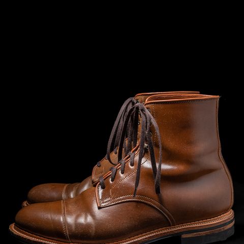 Viberg Halkett in Horween Bourbon Shell Cordovan