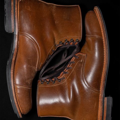 Viberg Halkett in Horween Bourbon Shell Cordovan