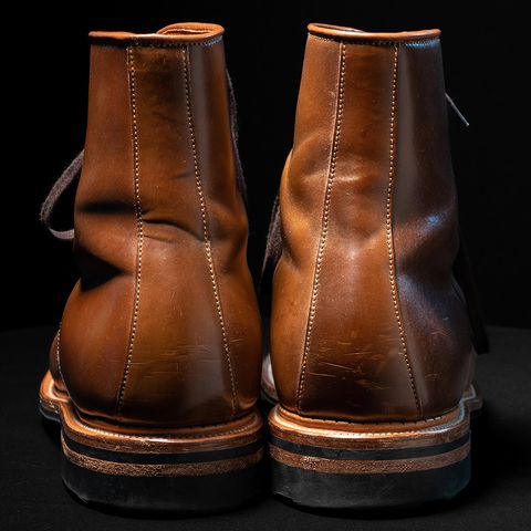 Viberg Halkett in Horween Bourbon Shell Cordovan