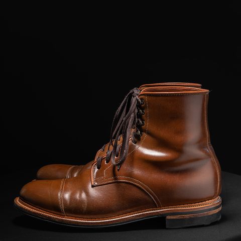 Viberg Halkett in Horween Bourbon Shell Cordovan