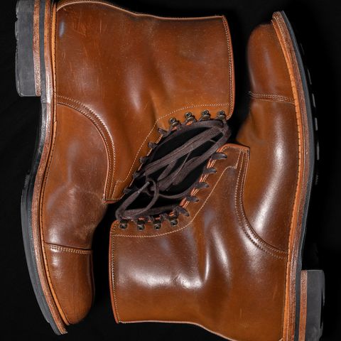 Viberg Halkett in Horween Bourbon Shell Cordovan