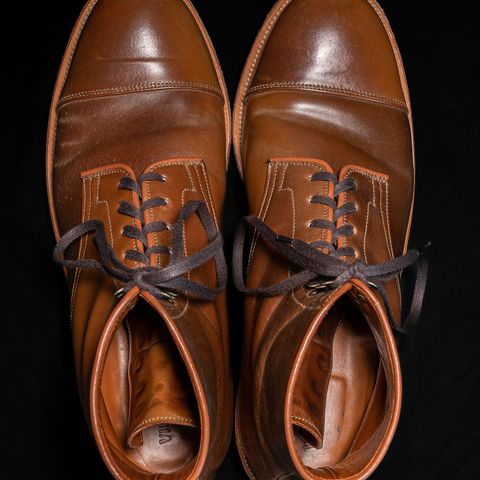 Viberg Halkett in Horween Bourbon Shell Cordovan