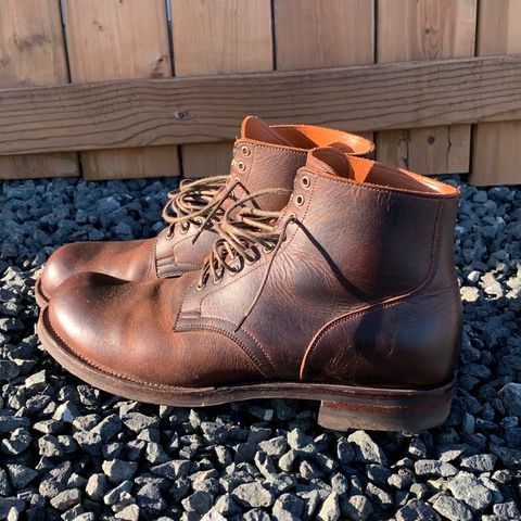 Viberg Service Boot in C.F. Stead Whiskey Phoenix | Patina
