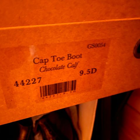 Grant Stone Cap Toe Boot in Annonay Choco Rusticalf