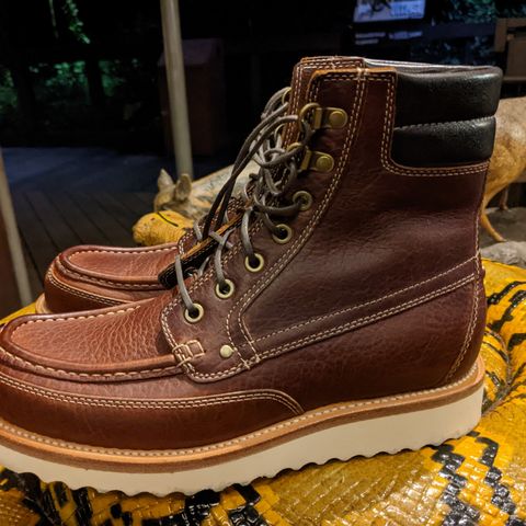 Grant Stone Field Boot in Seidel Walnut Bison