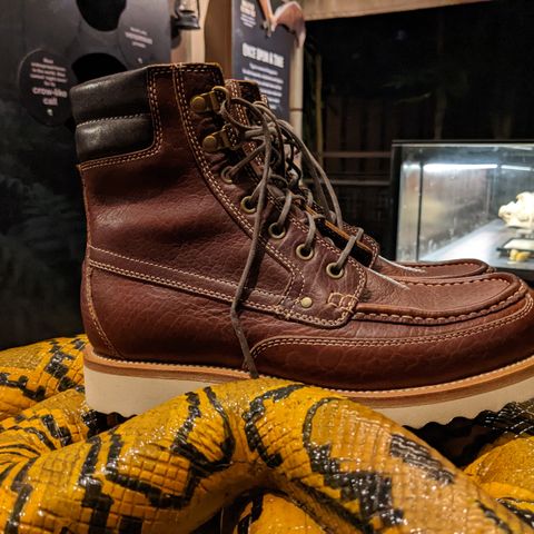 Grant Stone Field Boot in Seidel Walnut Bison