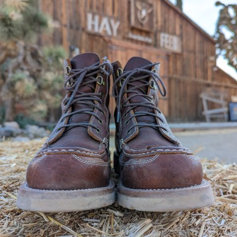 Grant Stone Field Boot in Seidel Walnut Bison