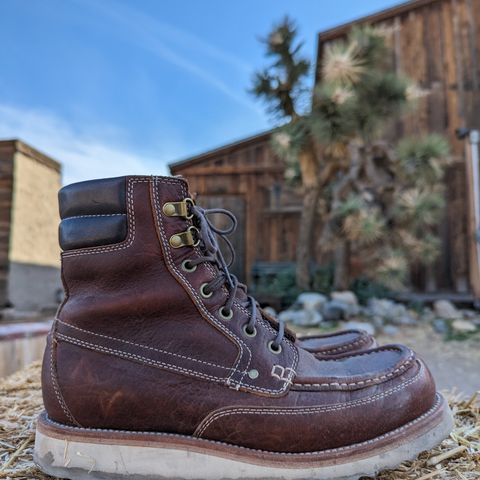 Grant Stone Field Boot in Seidel Walnut Bison