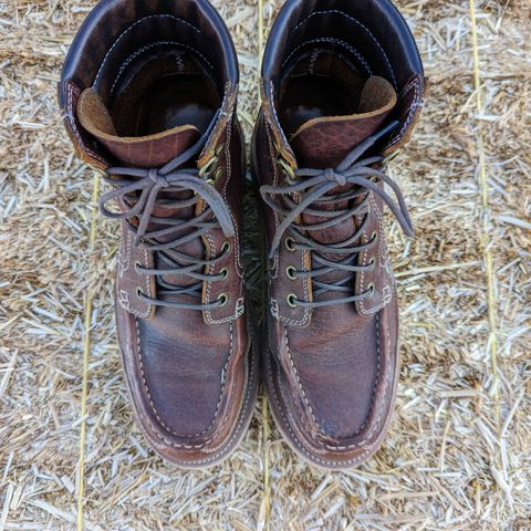 Grant Stone Field Boot in Seidel Walnut Bison