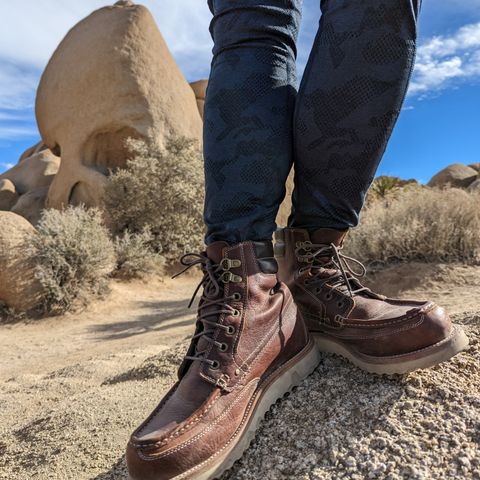 Grant Stone Field Boot in Seidel Walnut Bison