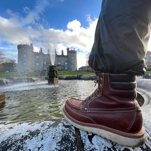 Grant Stone Field Boot in Seidel Walnut Bison