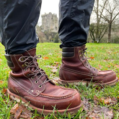 Grant Stone Field Boot in Seidel Walnut Bison