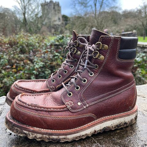 Grant Stone Field Boot in Seidel Walnut Bison