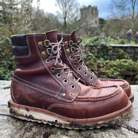 Grant Stone Field Boot in Seidel Walnut Bison