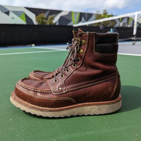 Grant Stone Field Boot in Seidel Walnut Bison