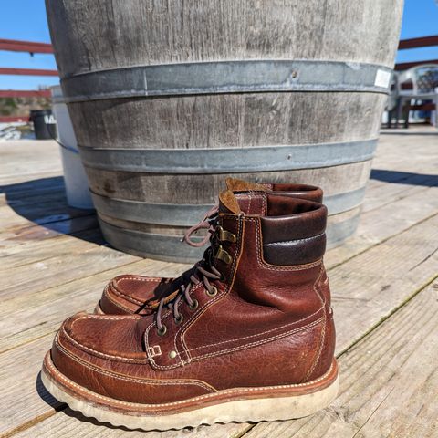 Grant Stone Field Boot in Seidel Walnut Bison