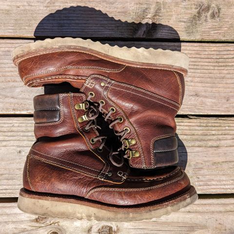 Grant Stone Field Boot in Seidel Walnut Bison