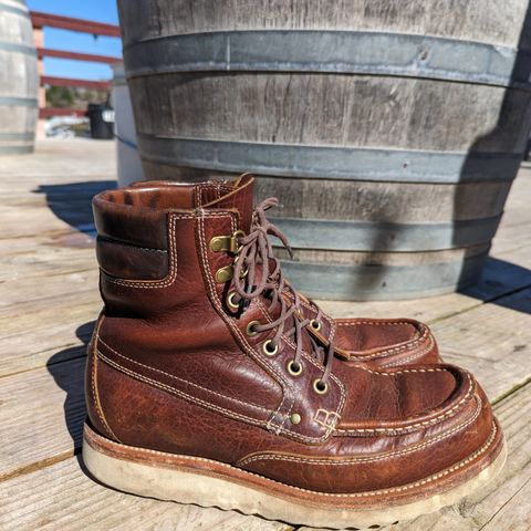 Grant Stone Field Boot in Seidel Walnut Bison